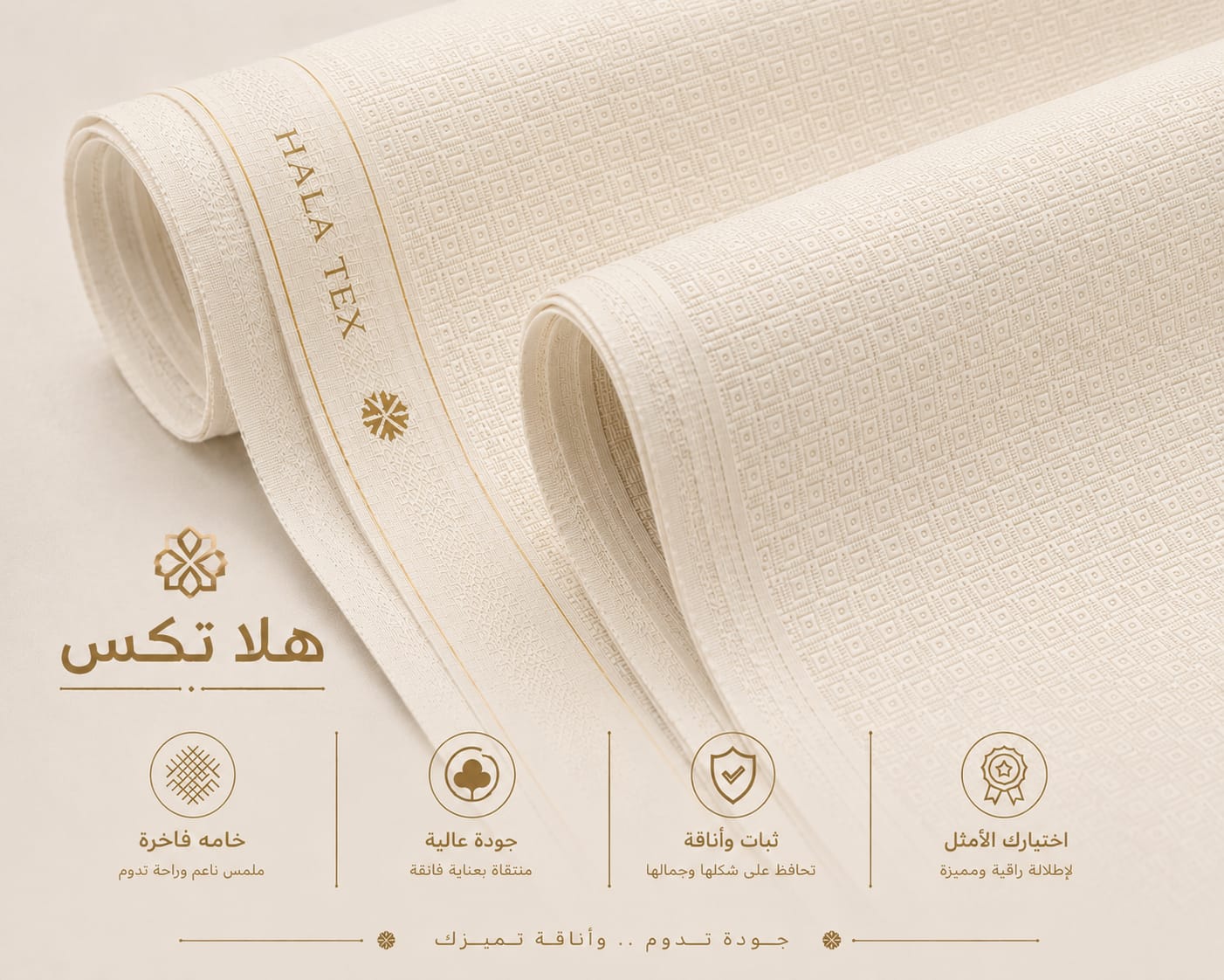 مربعات الكتان الراقية